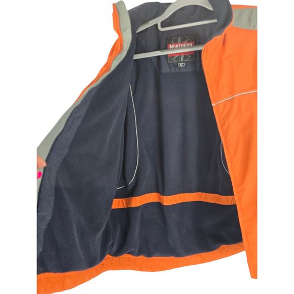 Northern Exposure Orange Black Winter Snow Jacket BOYS 14-16 Large - Picture 6 of 9